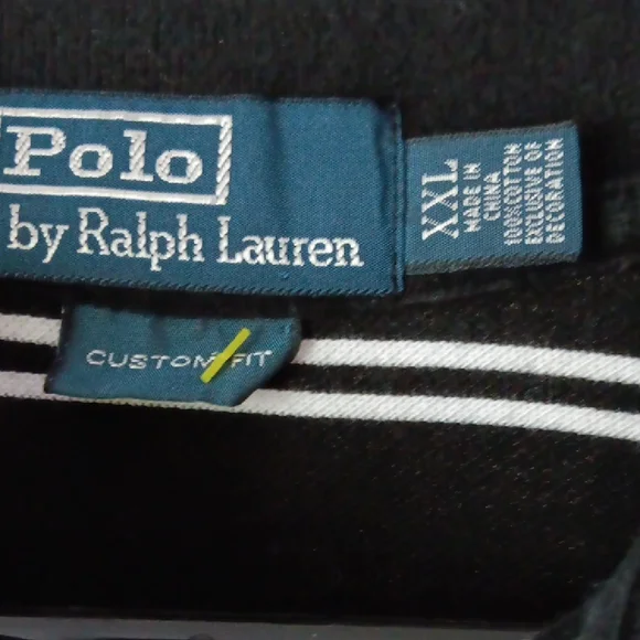 Polo by Ralph Lauren Black and White Stylish Polo - Picture 2 of 9